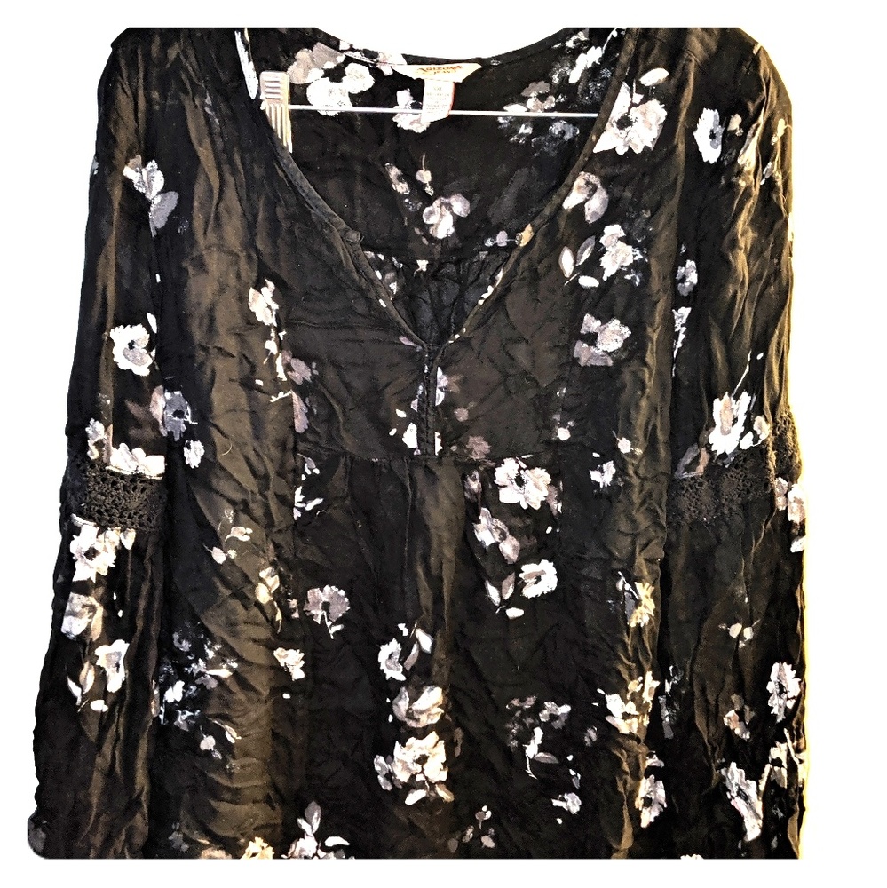 Long sleeve boho blouse